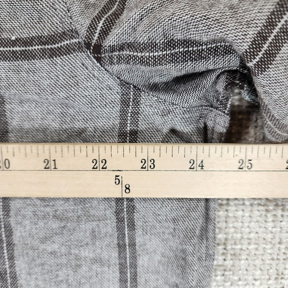 Antigua Regal Plaid Flannel Shirt Mens XL Brown White Long Sleeve Button NWT - Picture 4 of 11